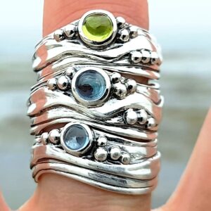 Medium Wave Ring - Amethyst - Image 2