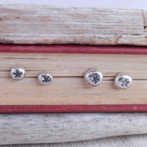 Mini Pebble Pine Tree Ear Studs - Image 2