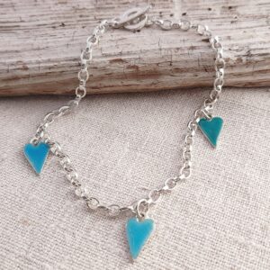 Beach Combing Charm Bracelet with  hearts from the sea - Image 2