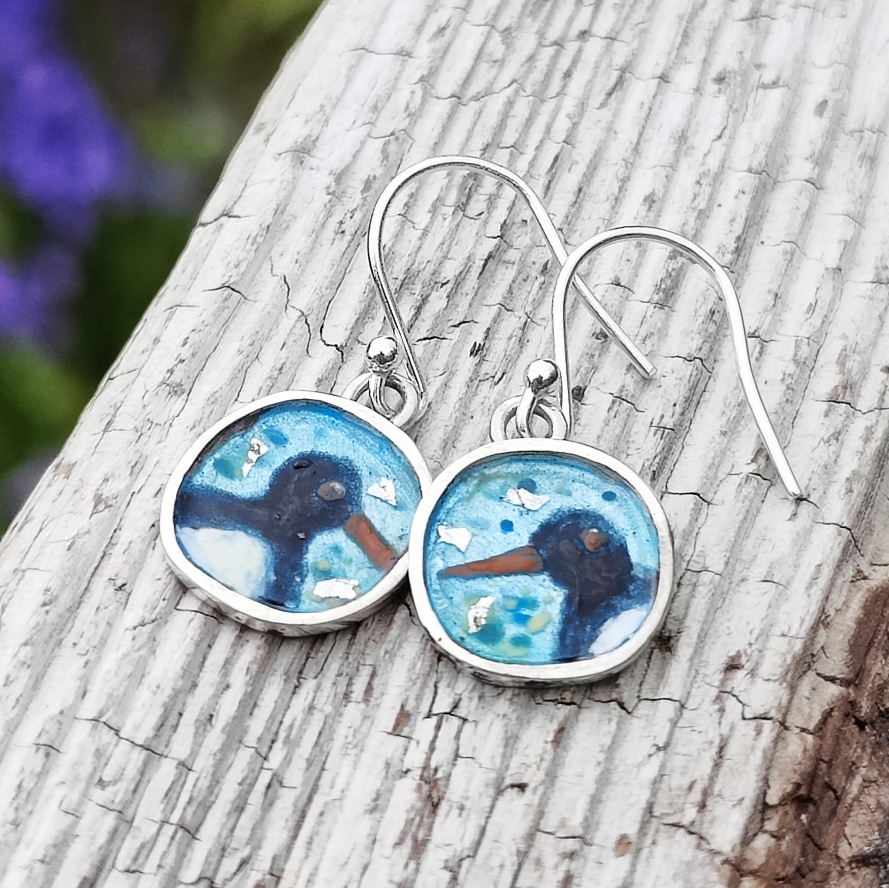 Oystercatcher Drop Earrings - Image 1