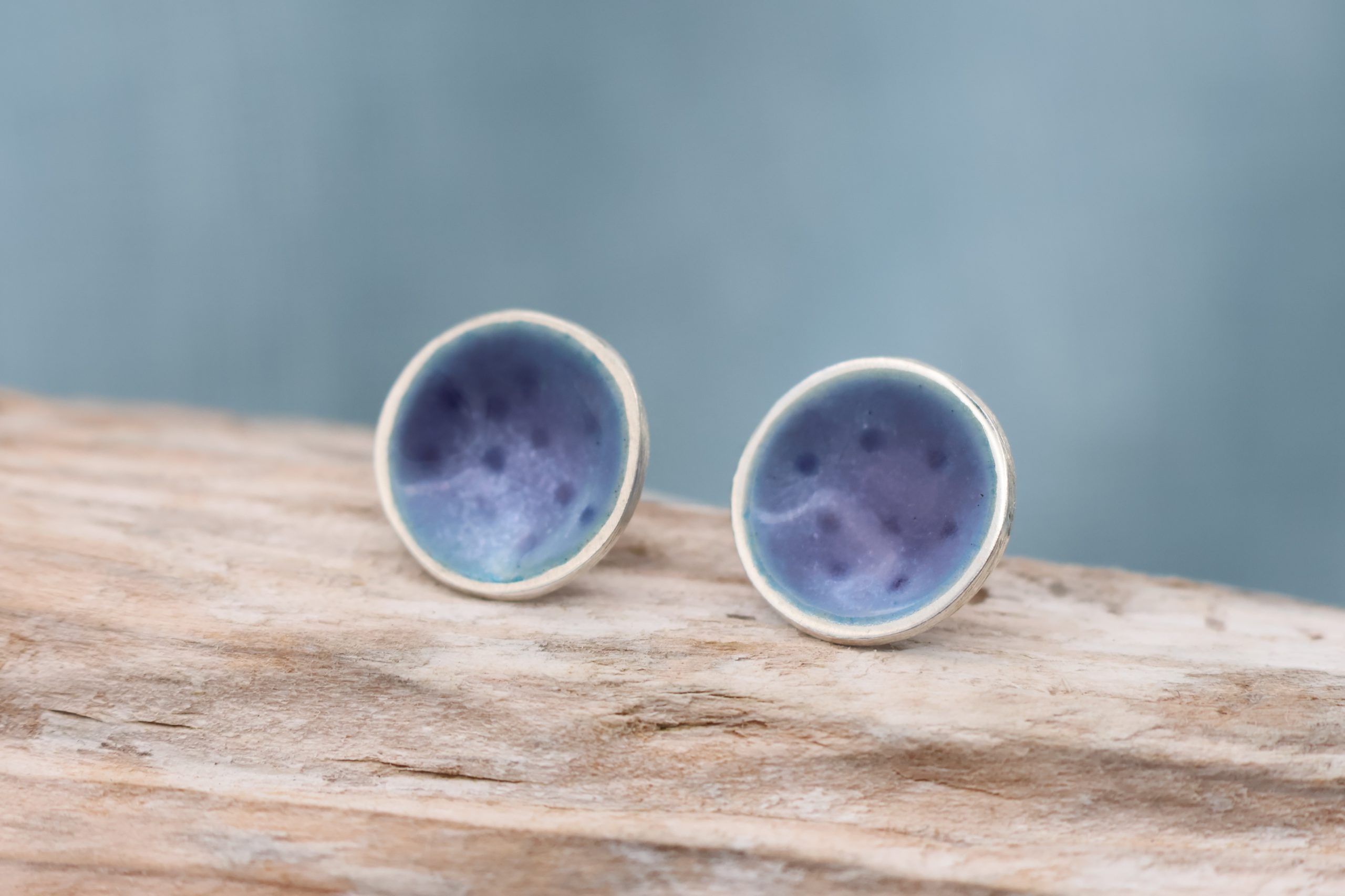 Mara Stud Earrings Mauve - Image 1
