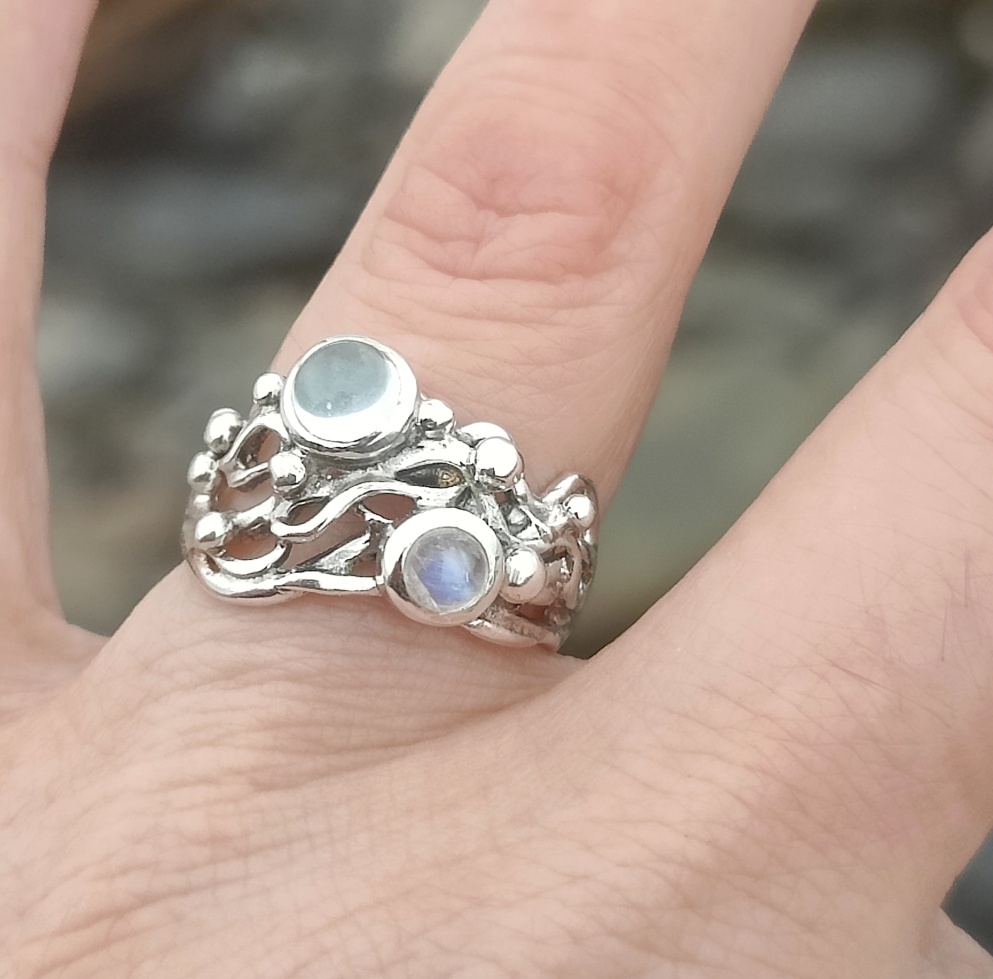 Medium Wave Ring - Amethyst - Image 4