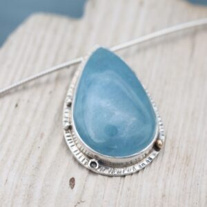 Aquamarine Limpet Pendant - Image 1