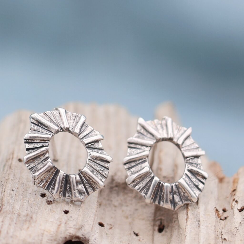 Limpet Shell Fragment Studs