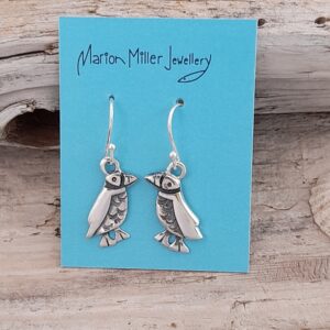 Puffin drop earrings - Image 2