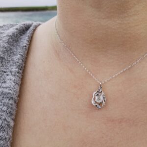 Shoreline Treasure Pendant with a real Cowrie Shell - Image 5
