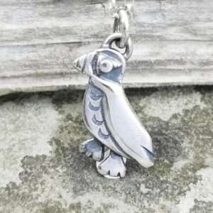 Silver Puffin Pendant - Image 4