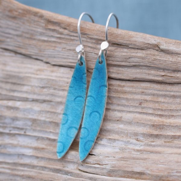 Mara drop Earrings Sea Blue