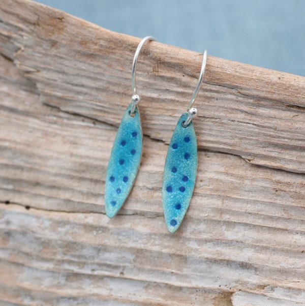 Mara Drop earrings Blue Turquoise "small"