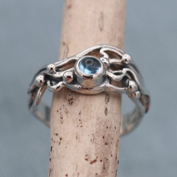 Topaz Seaweed Wrack Ring