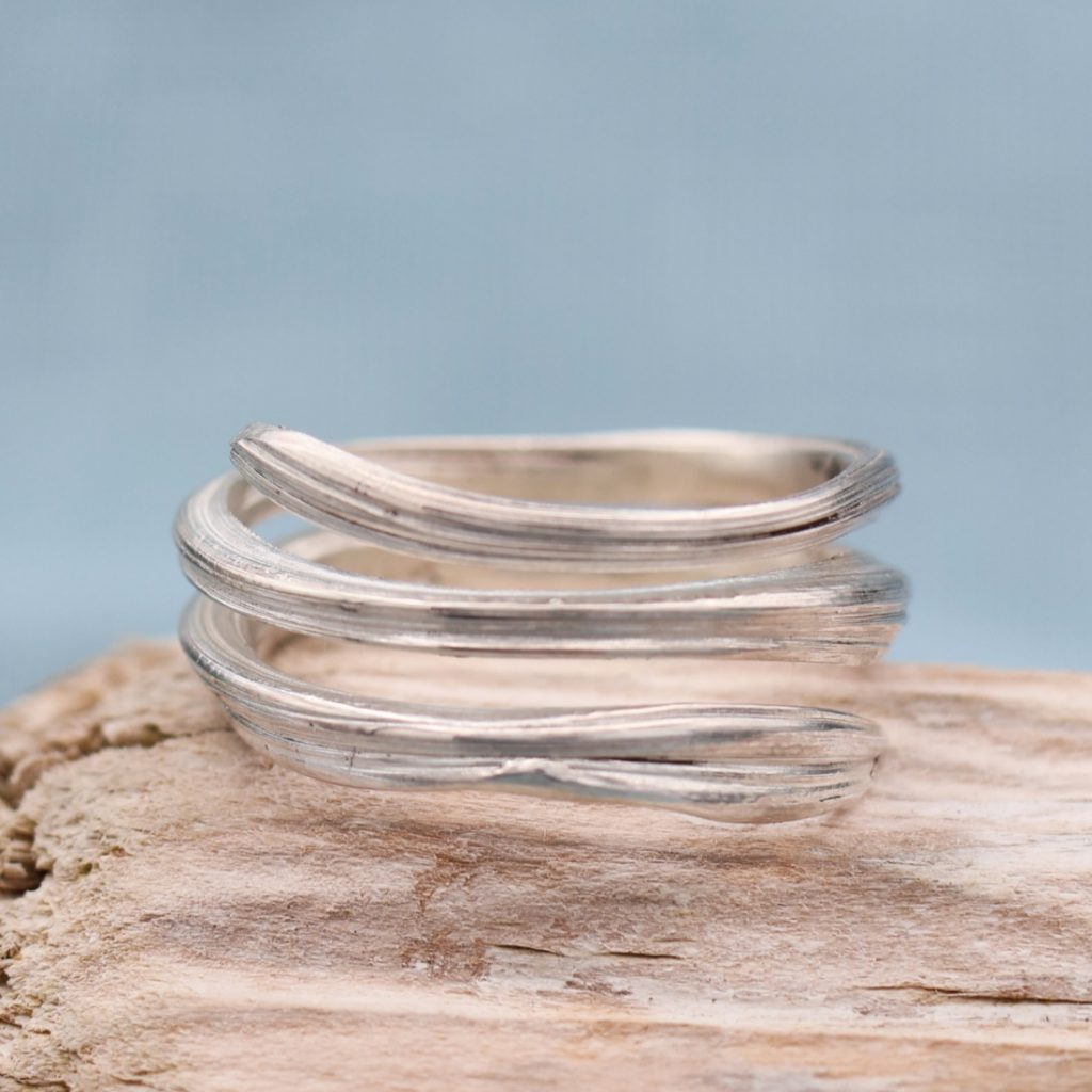 Sea Ribbons Wrap Ring