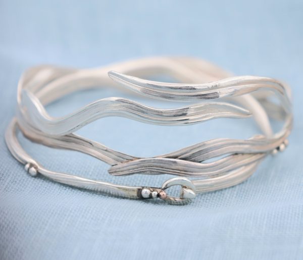 Sea Ribbons Tangle Wrap Bangle