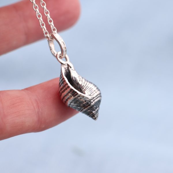 Silver Whelk Pendant