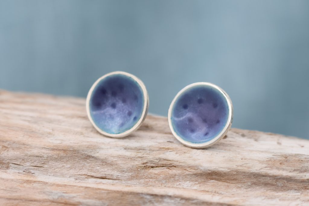 Mara Stud Earrings Mauve