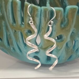 Sea Ribbons Seaweed Swirl Earrings