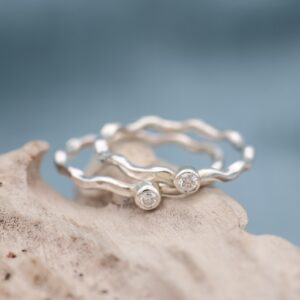 Diamond North Sea Wave Ring - Image 6