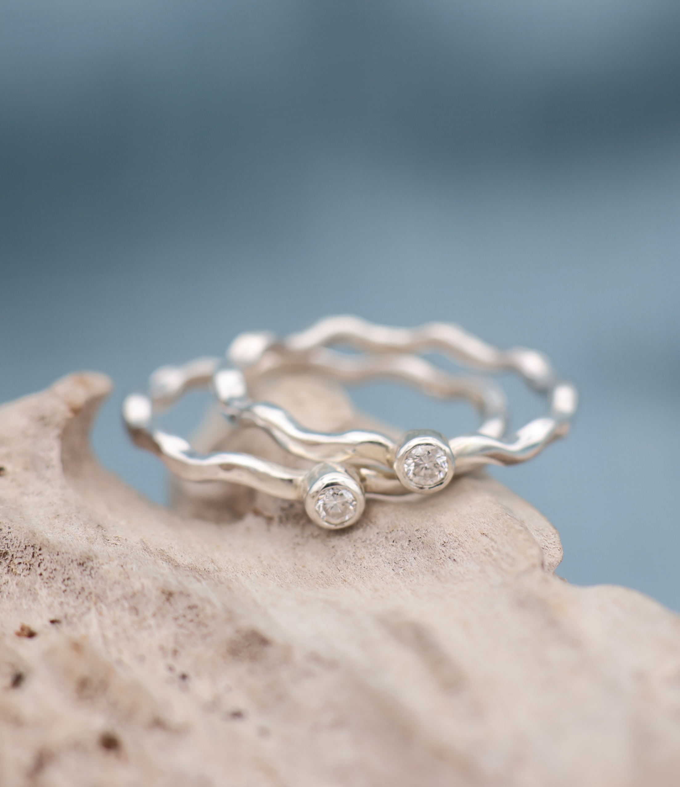 Diamond North Sea Wave Ring - Image 6