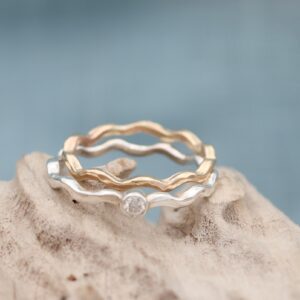 Diamond North Sea Wave Ring - Image 5