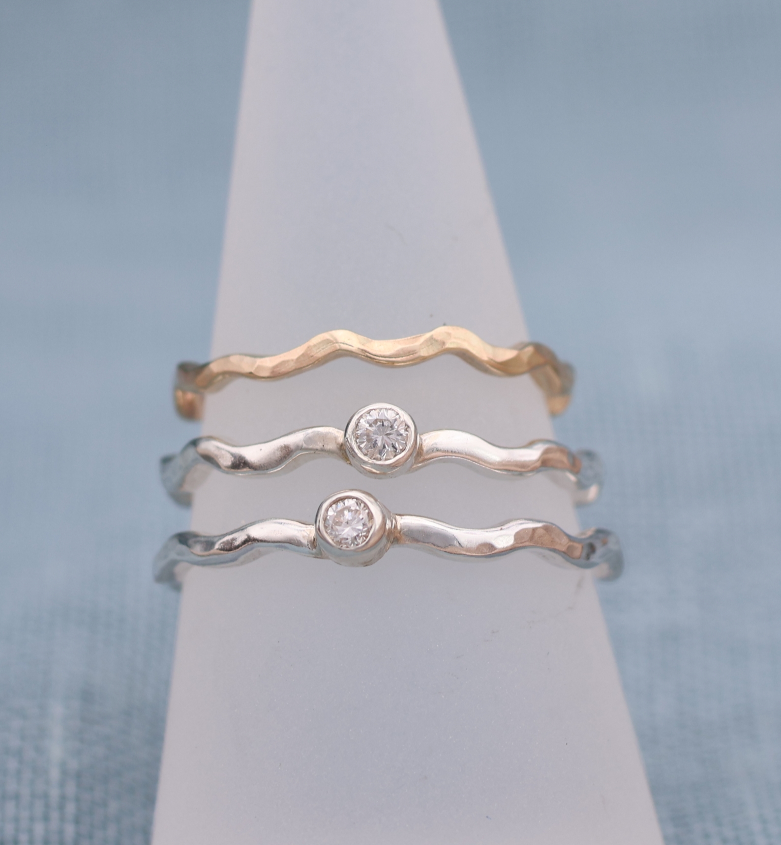 Diamond North Sea Wave Ring - Image 4