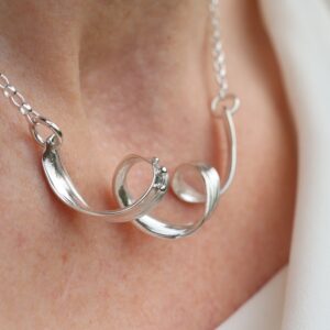 Sea Ribbons Spiral Necklet - Image 1